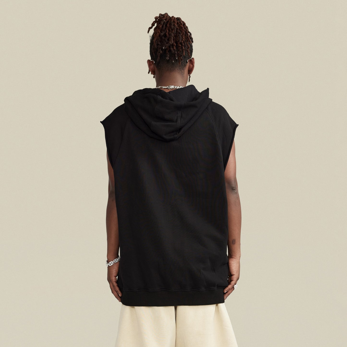 Oversized Washed Sleeveless