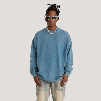 Raw Hem Faded Long Sleeve